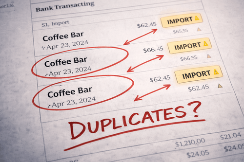 Duplicate Bank Transactions After CSV Import: Causes & Fixes