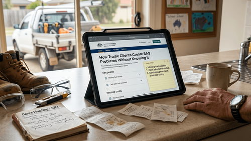 How Tradie Clients Create BAS Problems Without Knowing It
