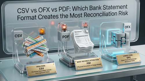 CSV, OFX or PDF: Which Bank Statement Format Causes the Most Problems